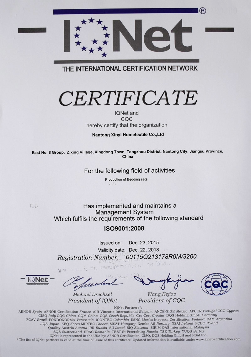 Certification