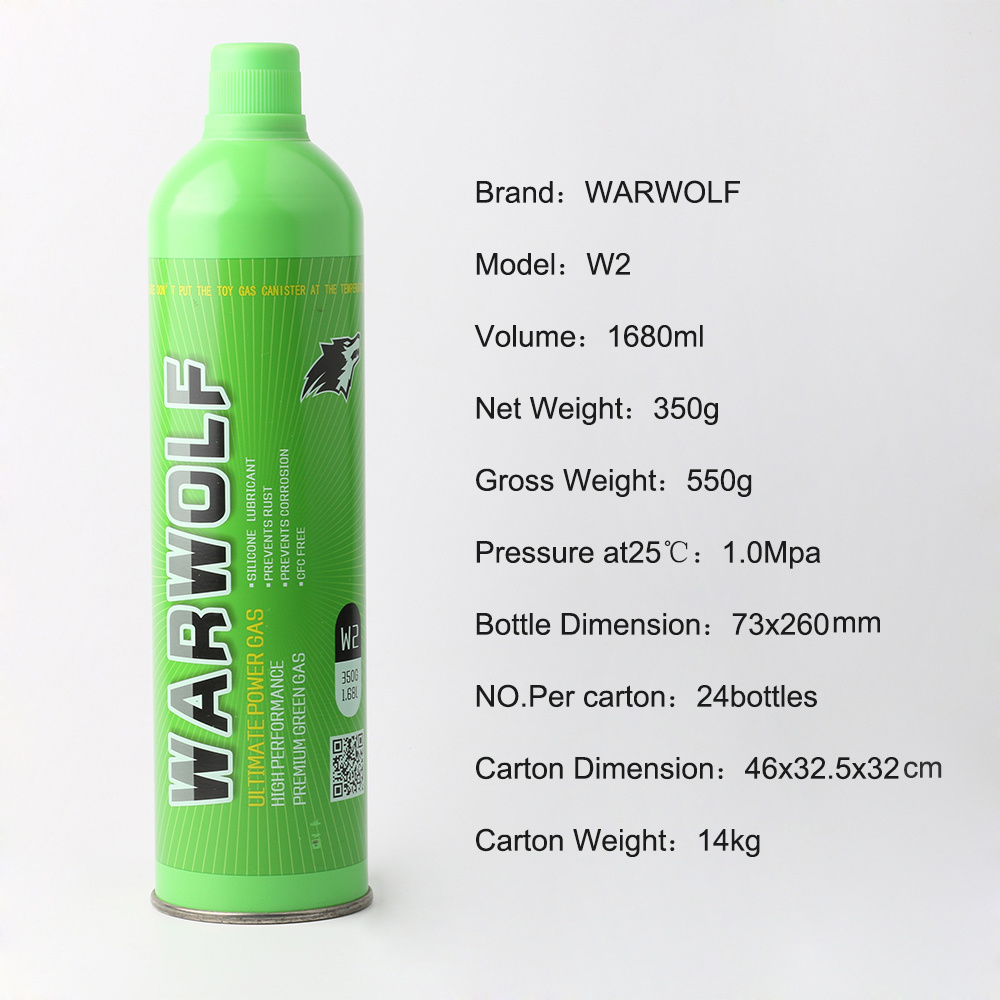 OEM 1.0mpa  airsoft green gas