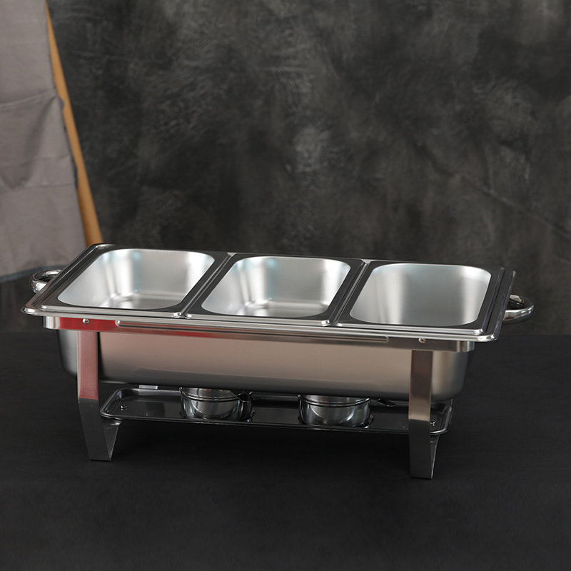 Self-service buffet stove