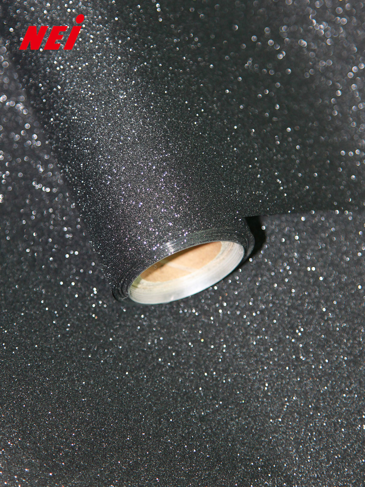 Black Glitter Film
