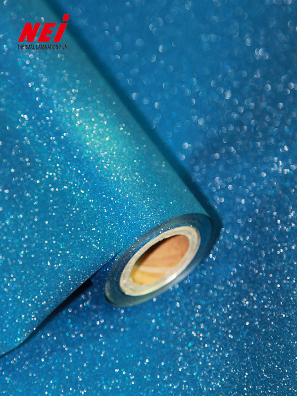 Blue Glitter Film