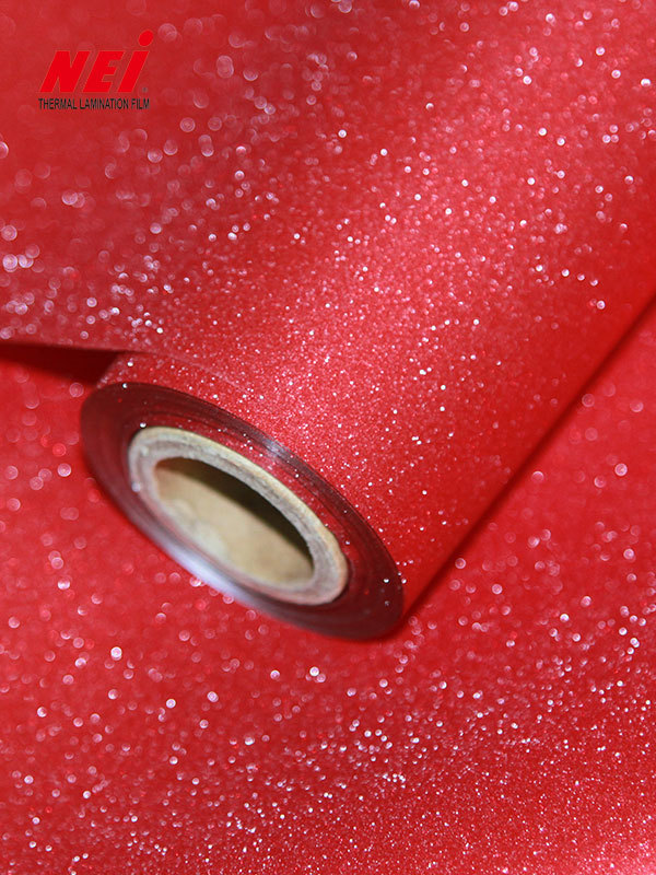 Red Glitter Film