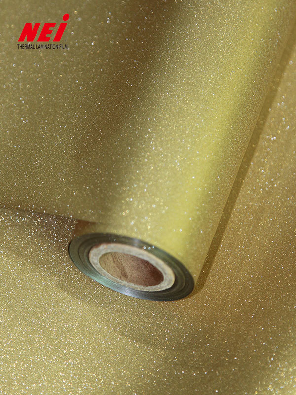 Yellow Glitter Film