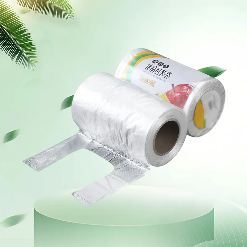 Rolls of plastic bags