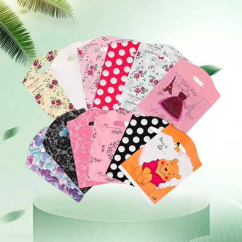 Portable plastic bag