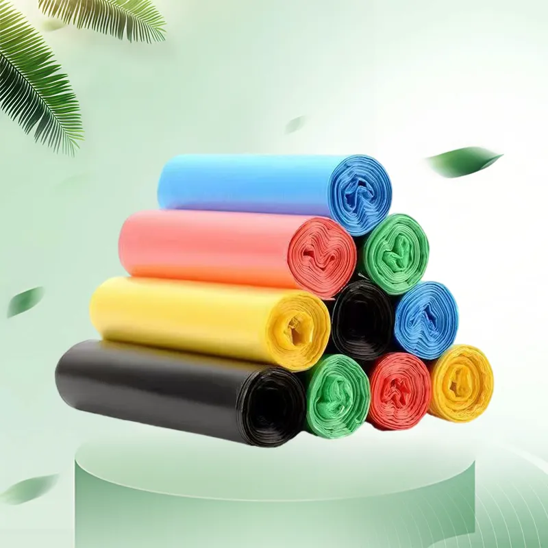 Flat garbage bag