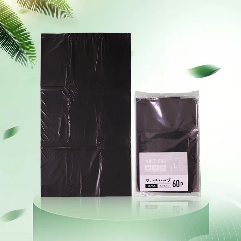 Flat garbage bag