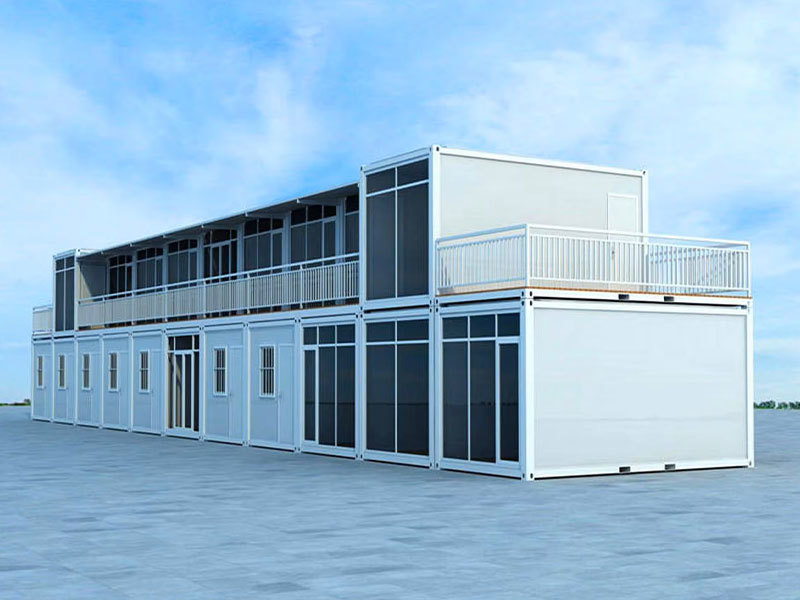 Modular flat-pack container house