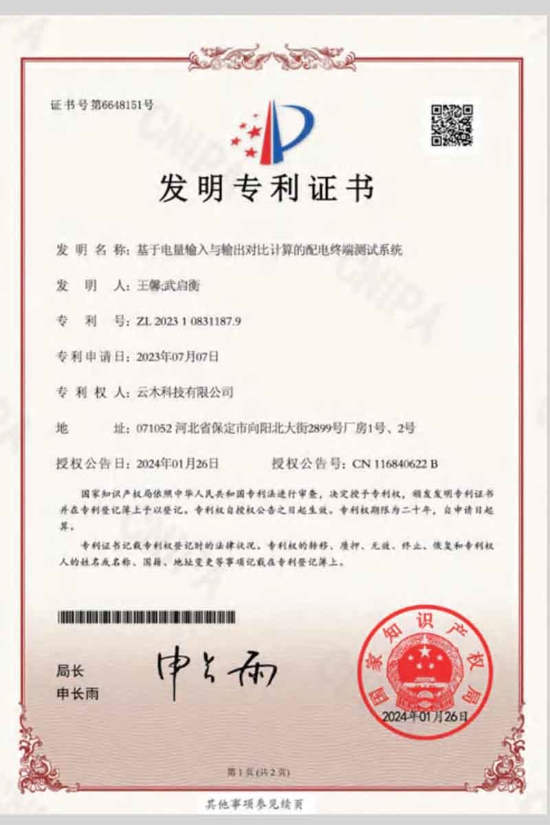 Patent for invention