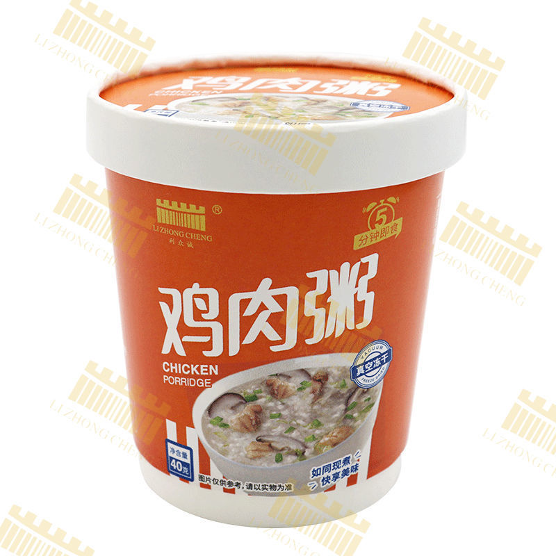 Freeze-dried chicken rice congee