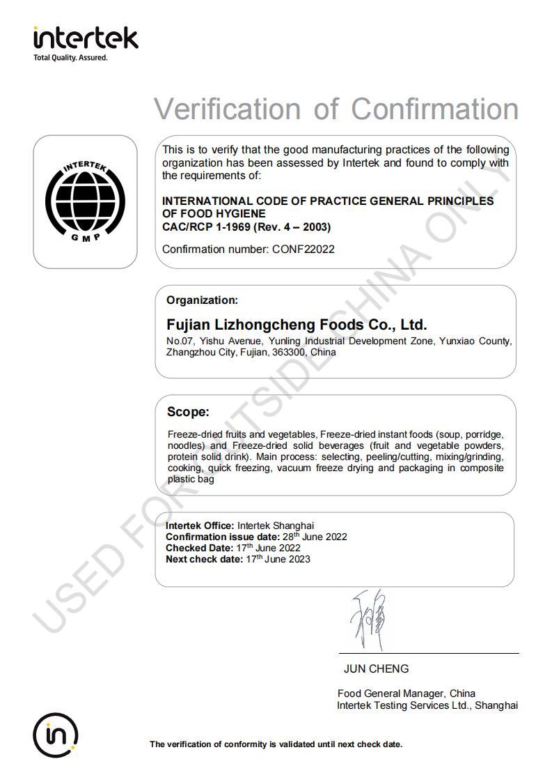Certificates