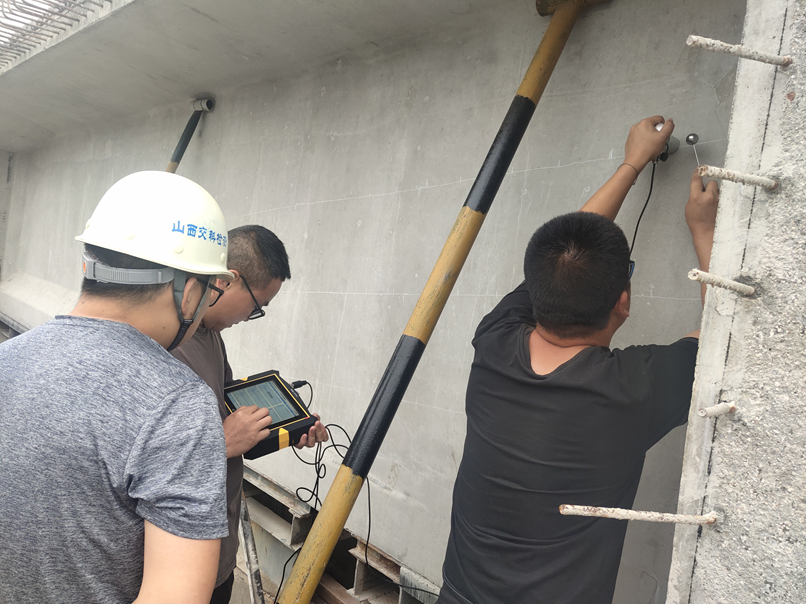Impact-Echo Testing of Precast T-Beams