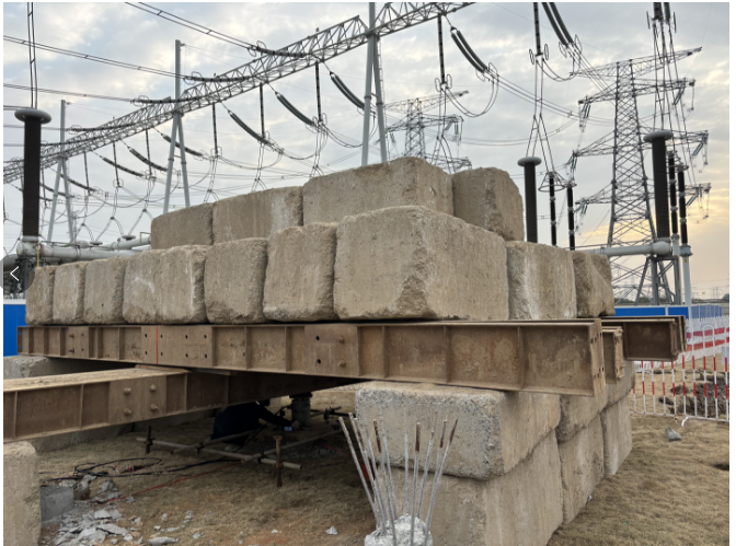 Baiquan Substation Project – Static Load Pile Testing