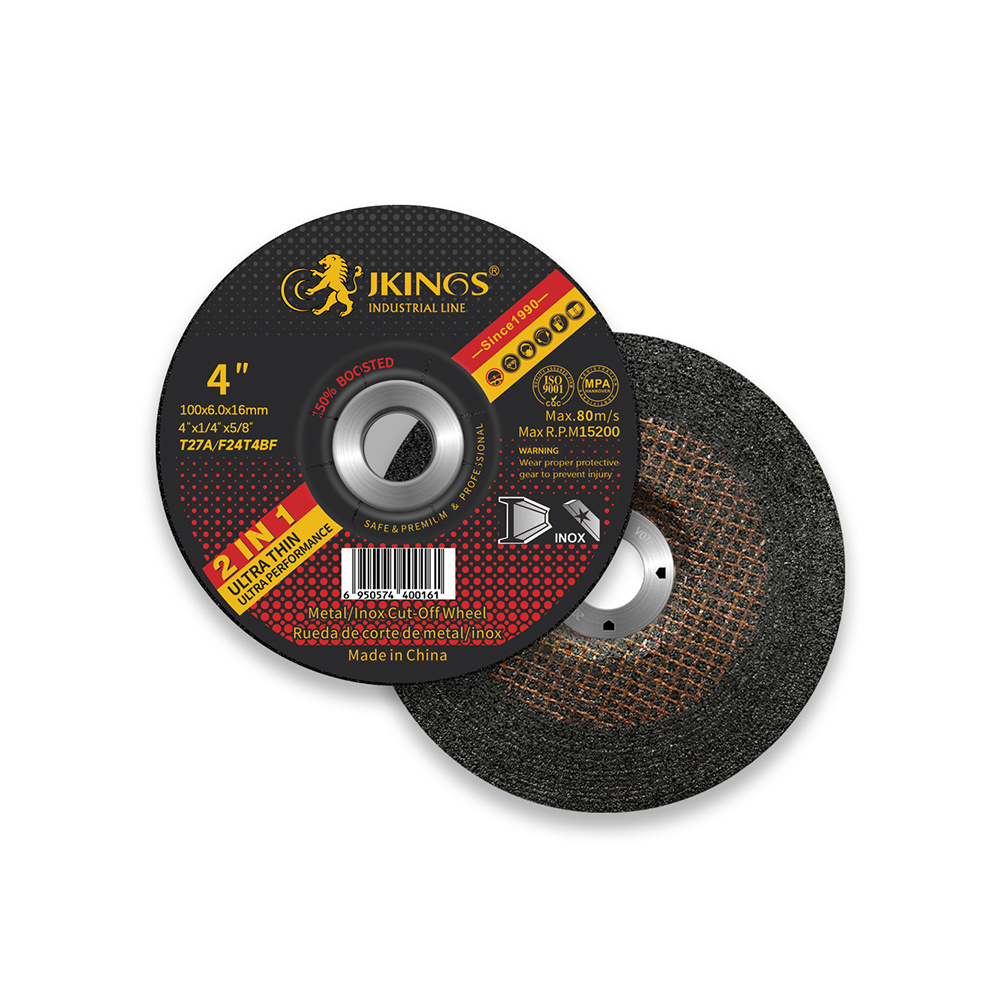 4'' x1/4'' x5/8'' Grinding disc