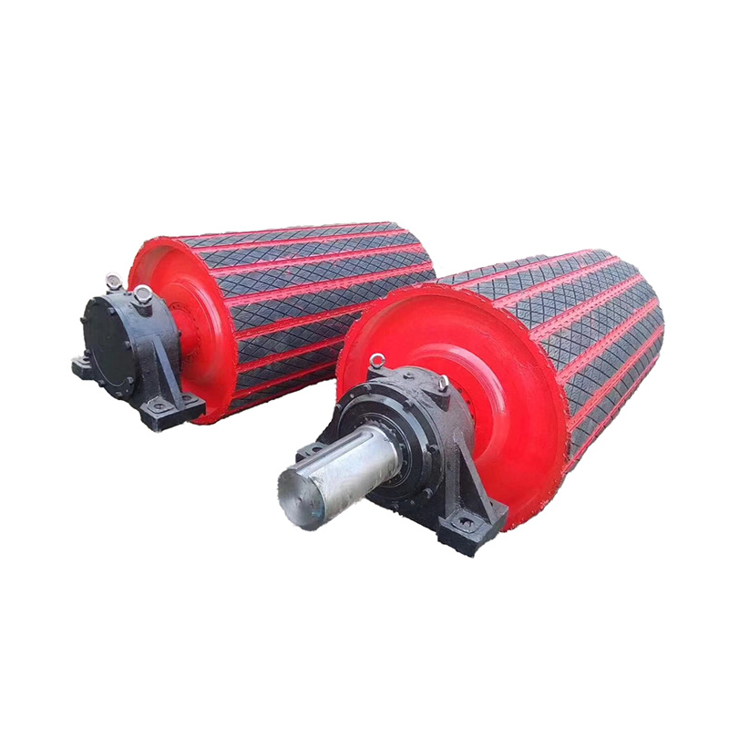 Rubber-coated roller