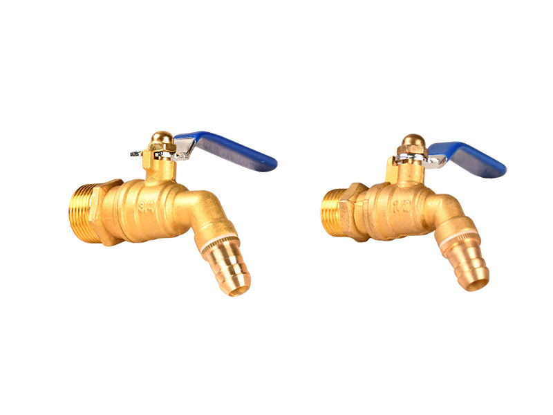Brass three-section spout