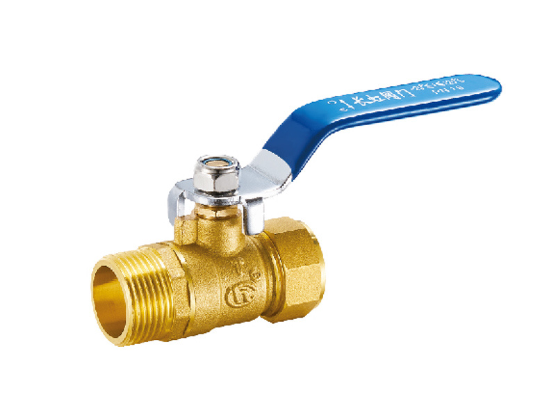 BRASS MALE AL PEX PIPE BALL VALVE