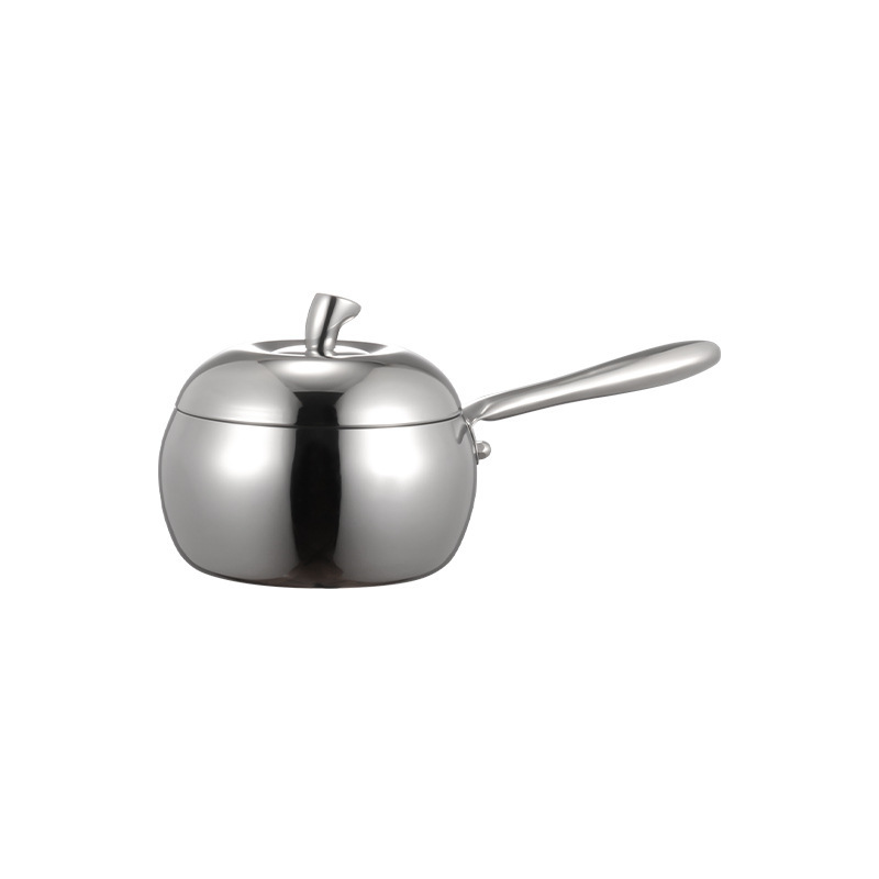 6-Piece set of three-layer steel apple pot