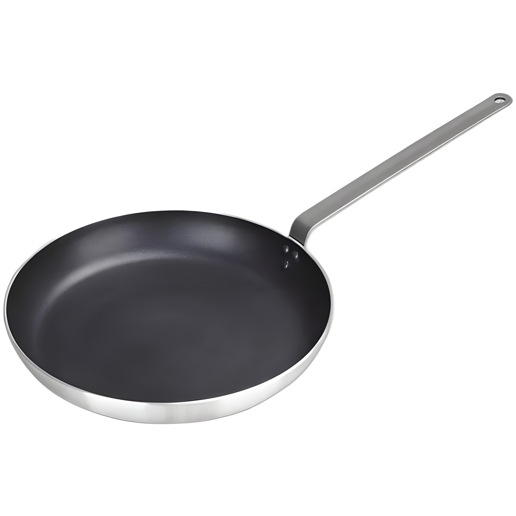 Non-stick pan with a saucepan
