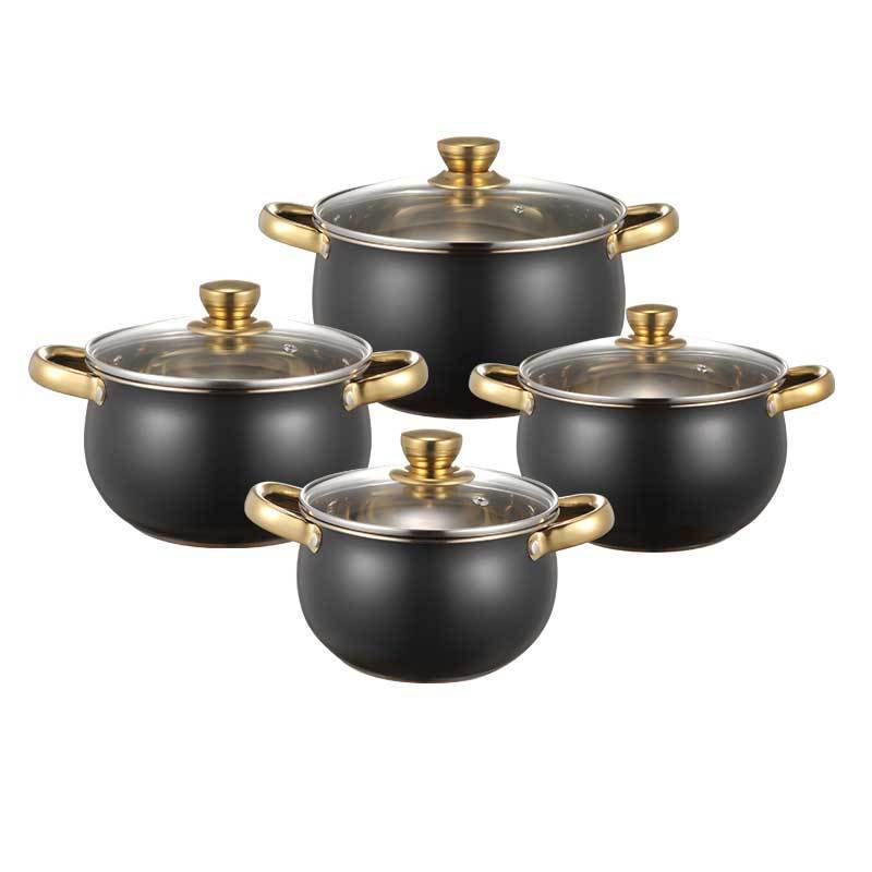 CYCS2348 Gold handle set of 8 pieces