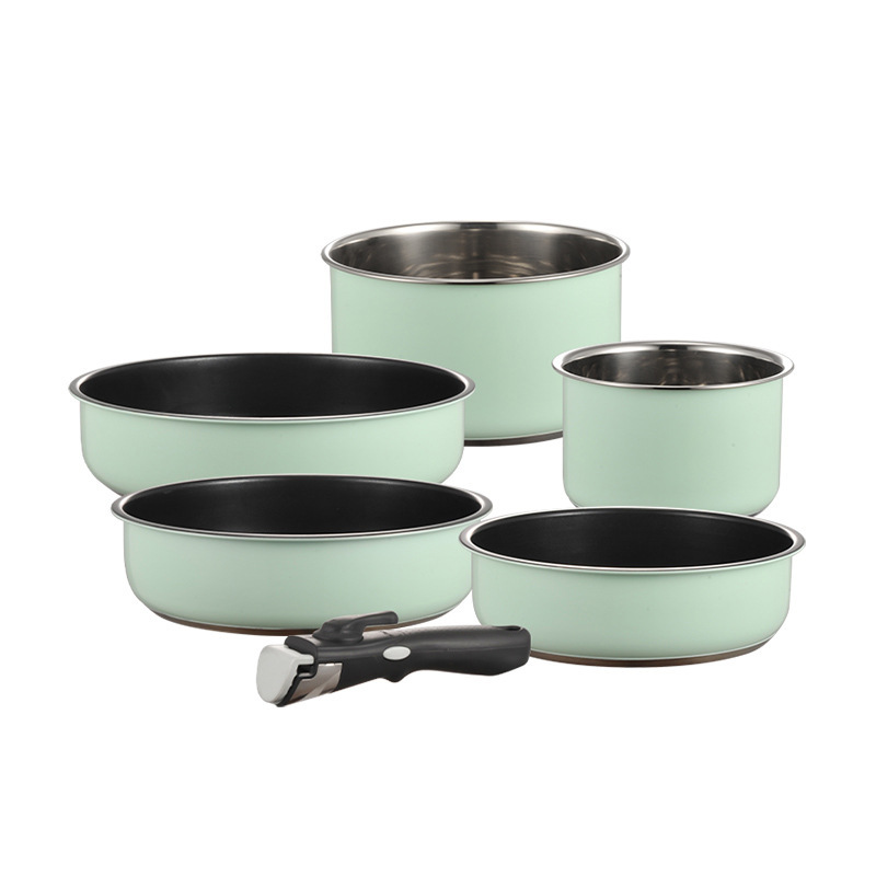 CYCS2329 Spray color non stick 6-piece set