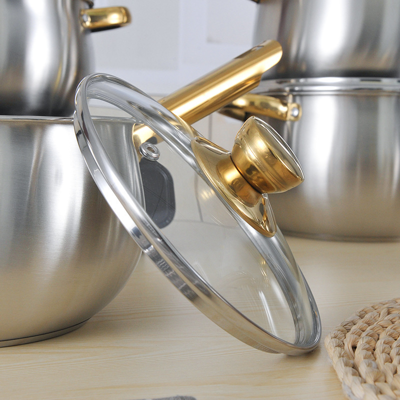 CYCS23412 12 Piece gold handle set
