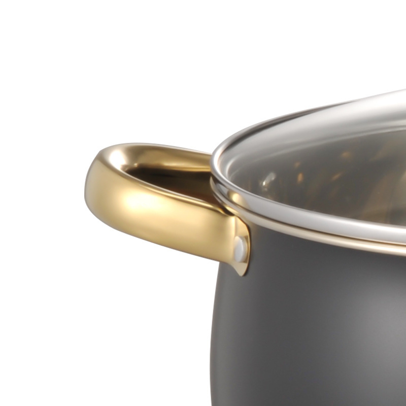 CYCS2348 Gold handle set of 8 pieces