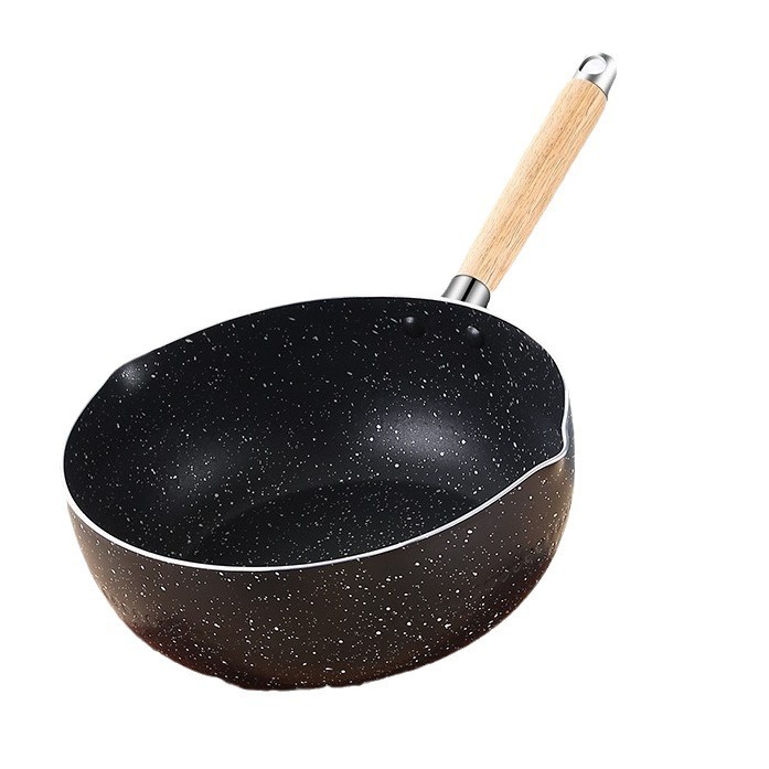 Double-bottomed wheat rice stone snow pan