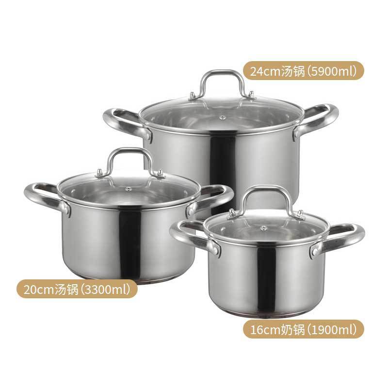 CYCS23415 6-piece straight pot set