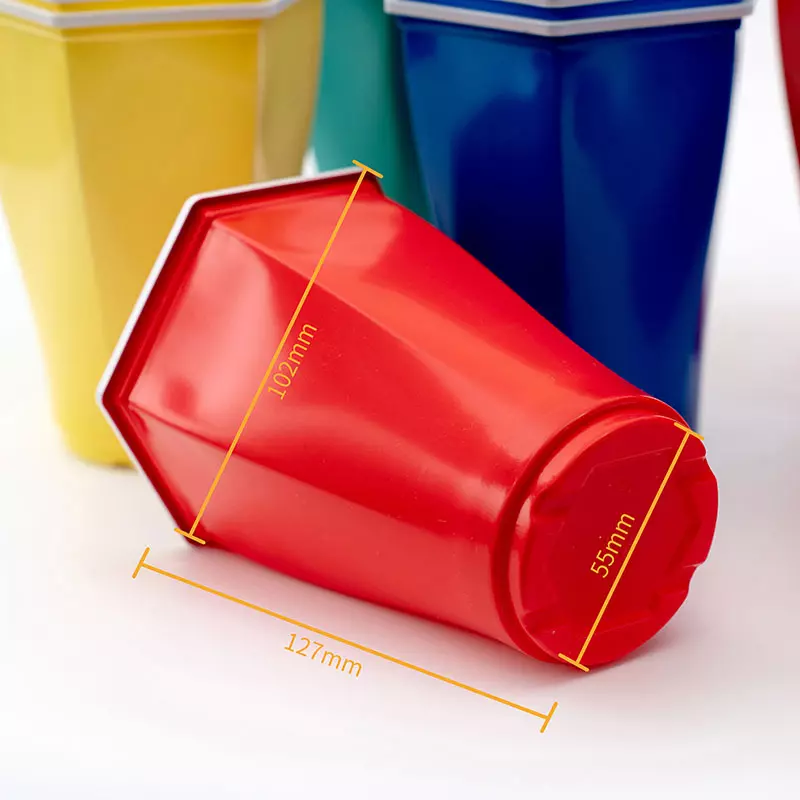 Disposable plastic cups