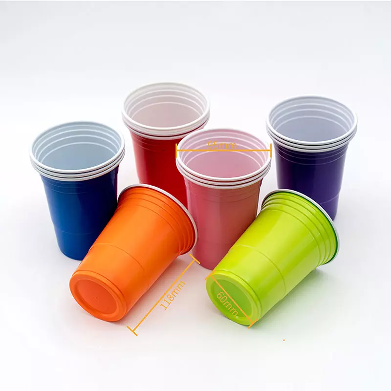 Disposable plastic cups