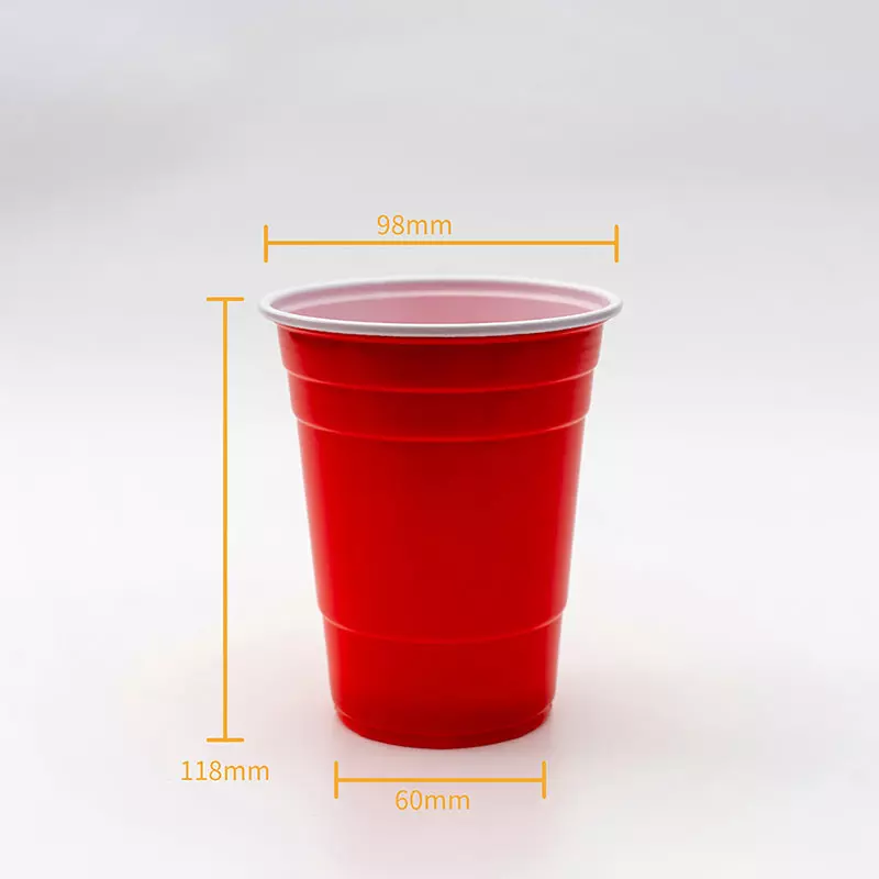 Disposable plastic cups