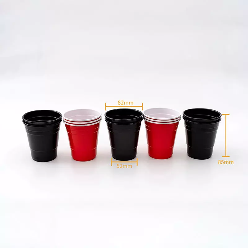Disposable plastic cups