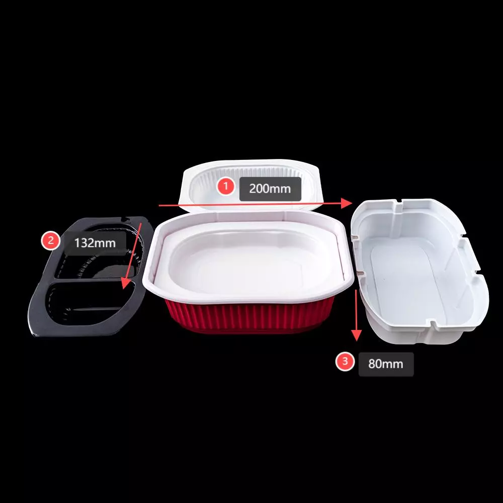 Self-heating food box