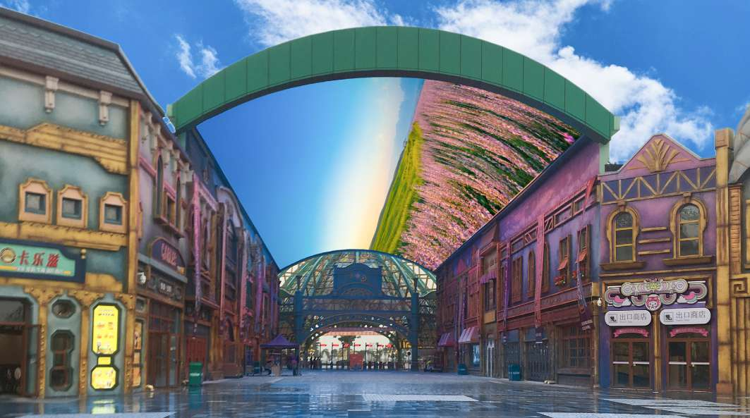 Shaoxing Oriental Landscape Sky Screen Project Shaoxing Oriental Landscape Sky Screen Project