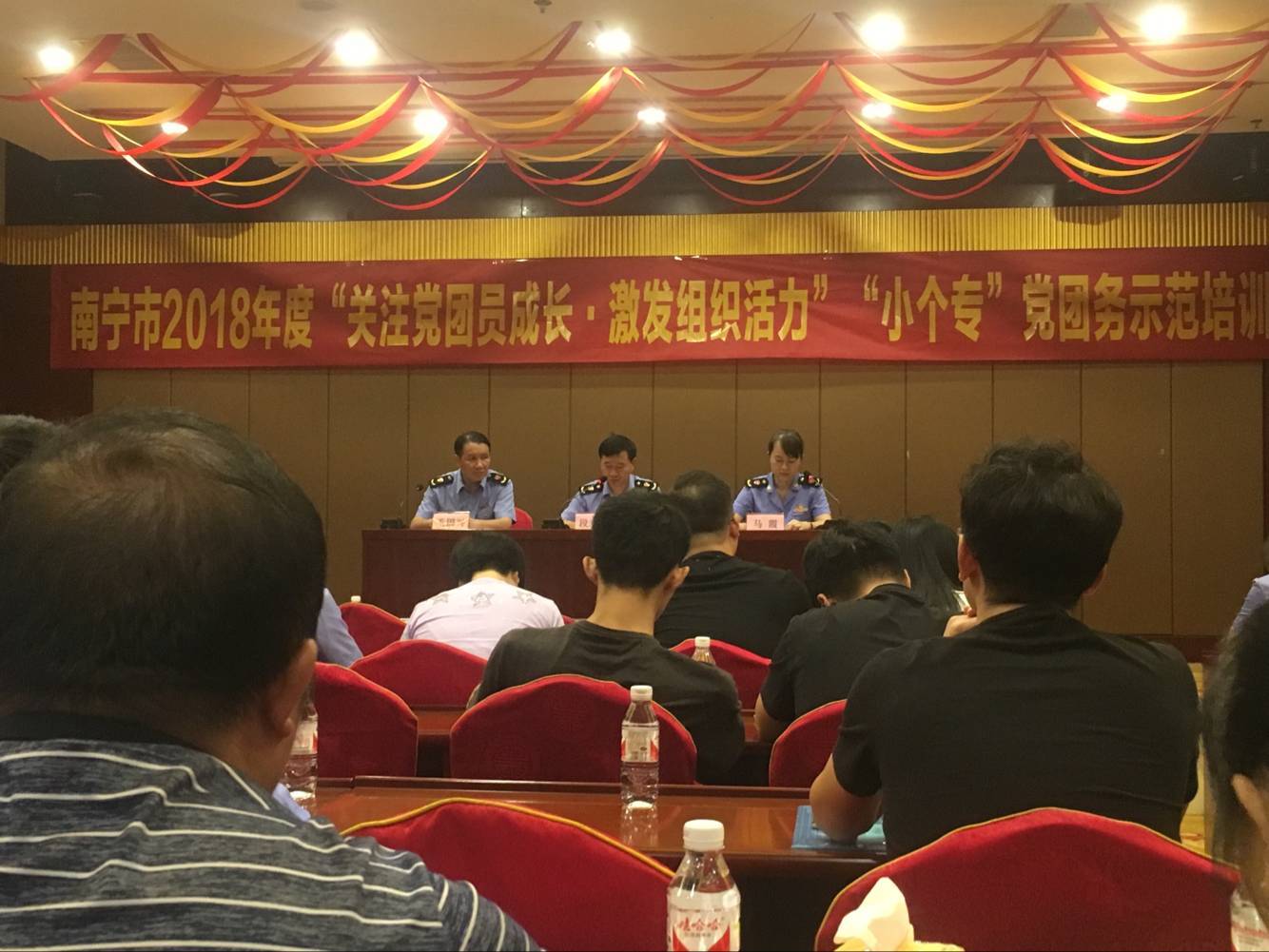 广西创新党支部参加南宁市“小个专”党团务示范培训班