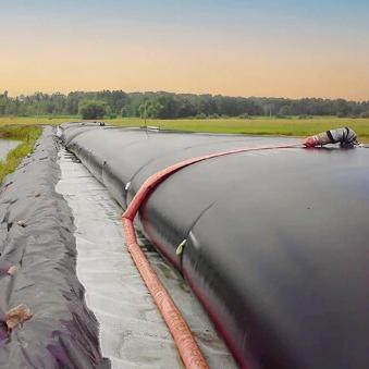 Geotextile tubes for sludge dewatering