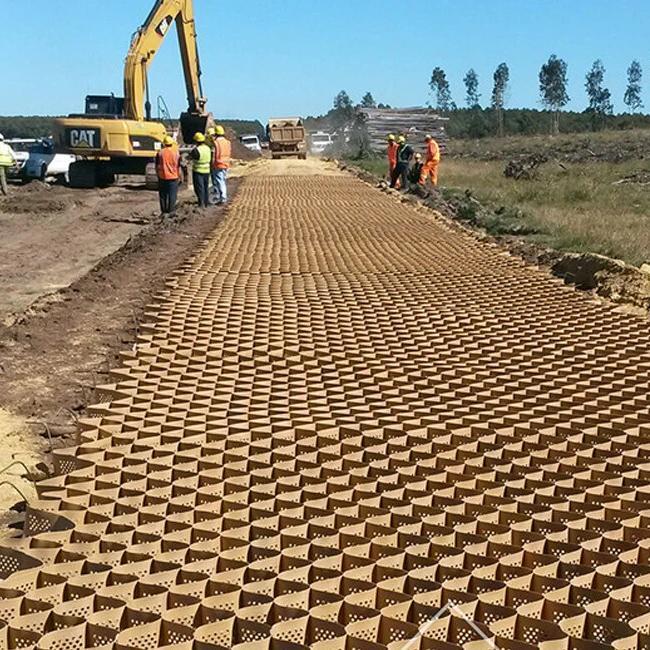 Geocell for foundation reinforcement