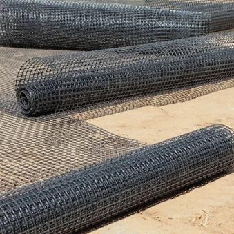 Bidirectional stretch geogrid