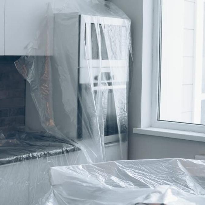 Moisture-proof and dust-proof plastic film