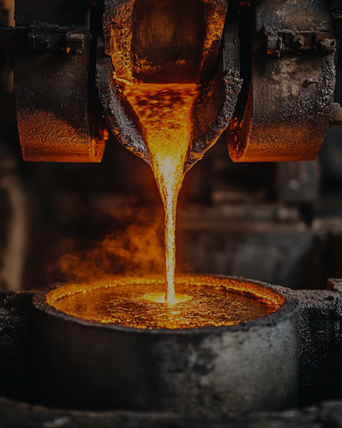 Metallurgical casting