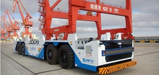 Guotang unmanned container transport vehicles starts operation in Nantong Port Guotang unmanned container transport vehicles starts operation in Nantong Port
