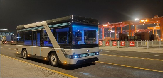 Guotang first batch of L4-level autonomous driving buses delivered to Tianjin Port