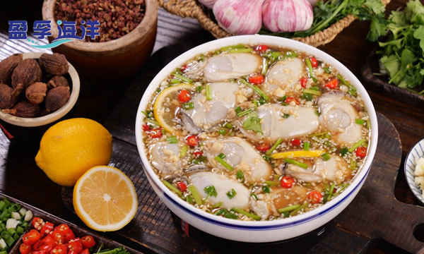 海鲜捞汁牡蛎