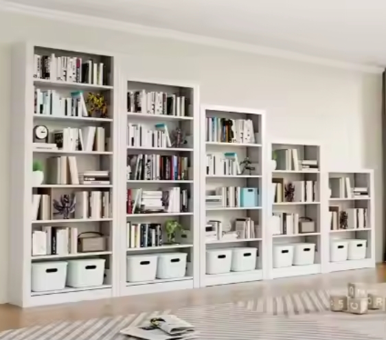 Multistory Indoor Bookshelf Wooden Cabinet Children Storage Bookcase Kids Furniture
