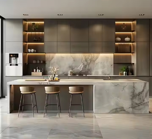 Kitchen Cabinet Modern Functional Furniture Contemporary Style And Trendy Look Spacious Space Full Kitchen Cabinet