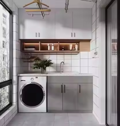 Laundry Room Organizer Cabinets Sink Cabinet With Washing Machine Modern Laundry Cabinets Solid Wood
