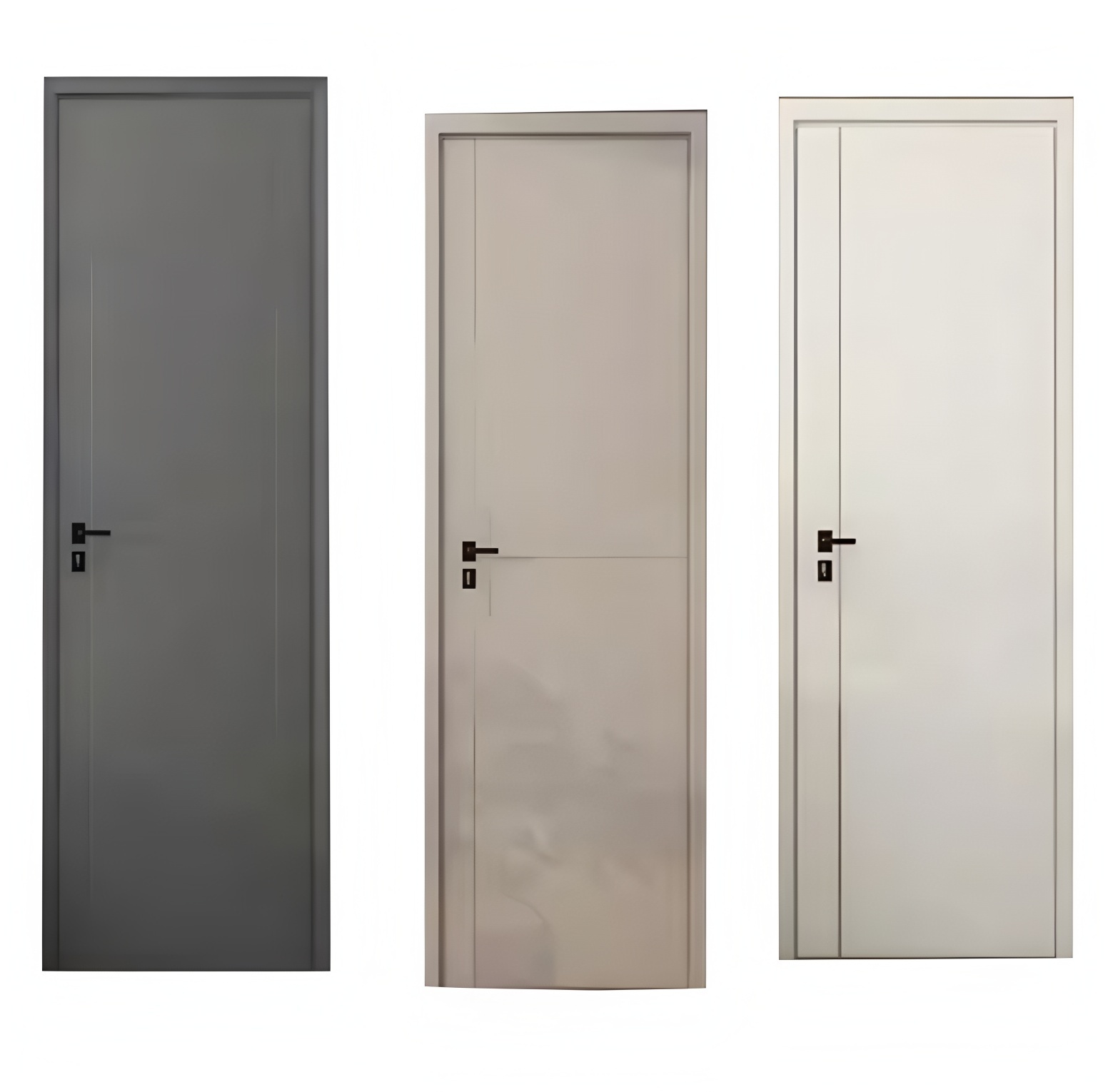 Modern Design Wooden Slab Interior Doors For Residential Apartments And Rooms