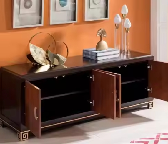 Wood Furniture Living Room Cabinet Tv Cabinet Set Meuble Tv Wall Unit