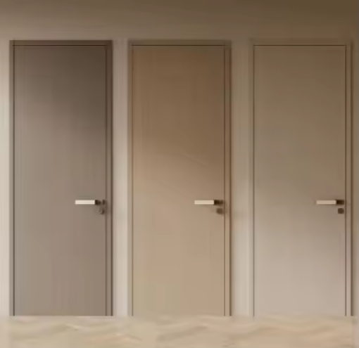 Customization Factory For Houses Painted Mdf Interior Single Main Designs Wooden Pictures Wooden Doors For House Home Wood Doors